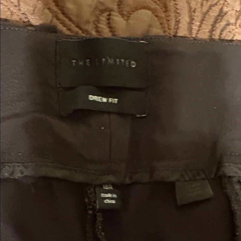 The Limited Dark Gray Drew Fit Trousers